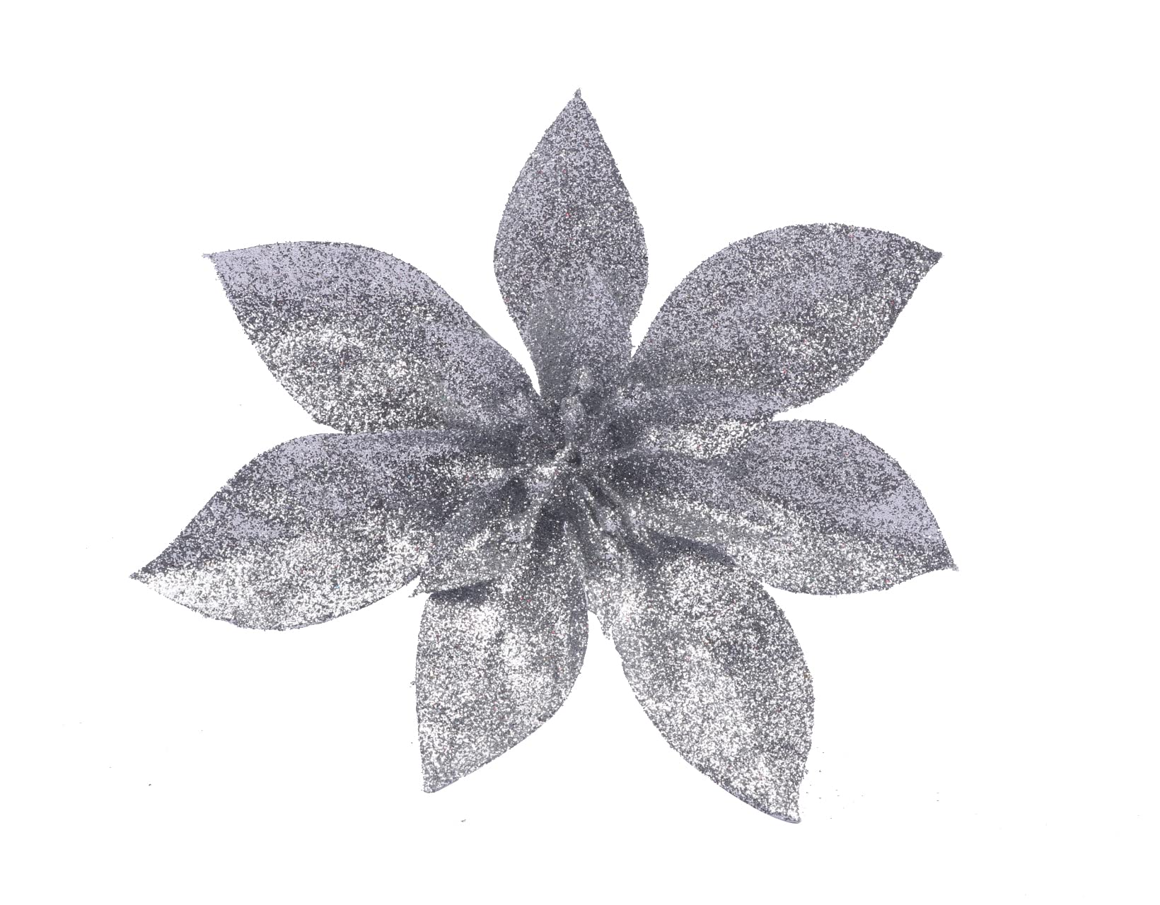 Amazon｜YYCRAFT グリッター ポインセチア 花 6インチ クリスマス